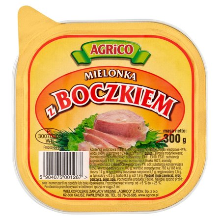 Agrico Mielonka z boczkiem 300 g (1)