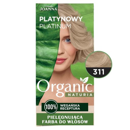 Joanna Naturia Organic Pielęgnująca farba do włosów platynowy 311 (3)