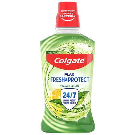 Płyn do płukania jamy ustnej Colgate Plax Herbal Fresh o smaku zielonej herbaty i cytryny (1)