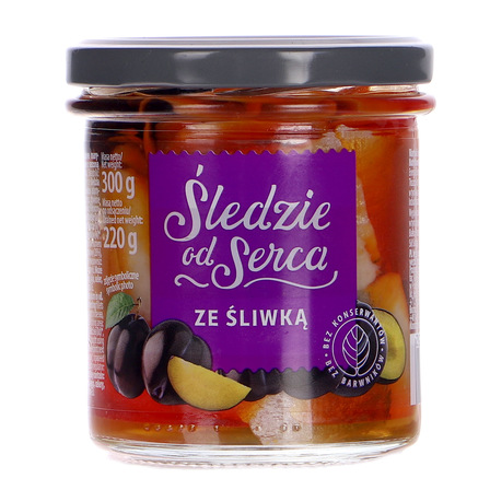 Śledzie od serca ze śliwką 300g (1)