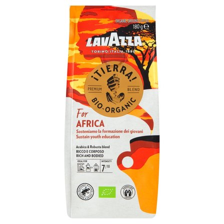 Lavazza Tierra Bio-Organic for Africa Kawa palona mielona 180 g (1)