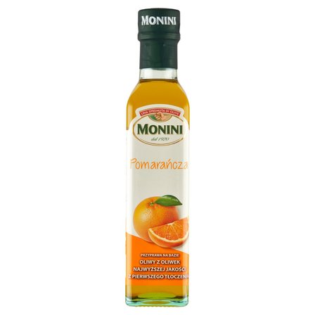 Monini Przyprawa na bazie oliwy z oliwek pomarańcza 250 ml (1)