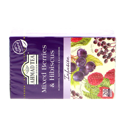 AHMAD TEA HERBATA MIXED BERRIES & HIBISCUS 40G (6)