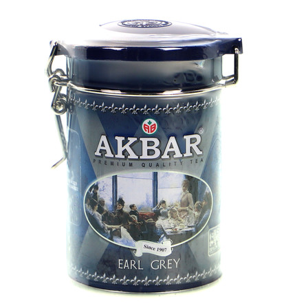 AKBAR EARL GREY CZARNA HERBATA CEJLOŃSKA LIŚCIASTA 100G (6)