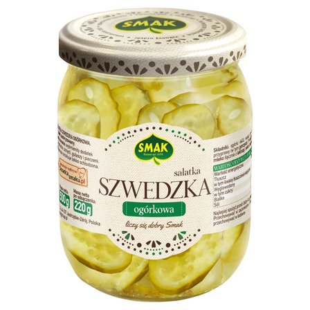 Smak Sałatka szwedzka ogórkowa 500 g (1)