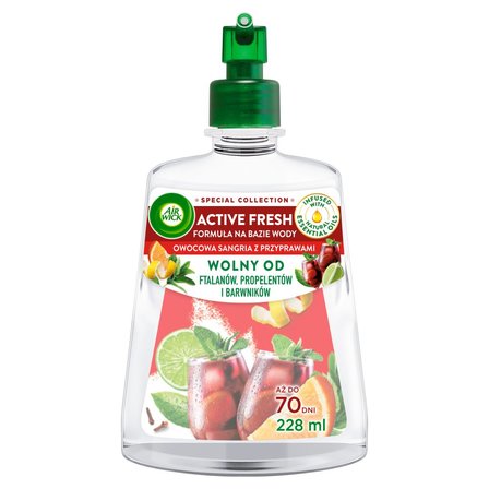 Air Wick Active Fresh Automatyczny odświeżacz powietrza owocowa sangria z przyprawami 228 ml (2)