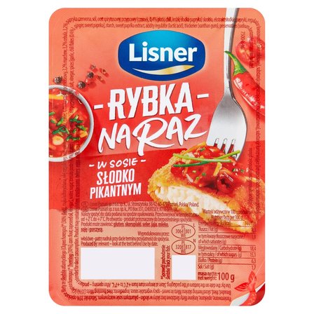 Lisner Rybka na raz w sosie słodko-pikantnym 100 g (1)