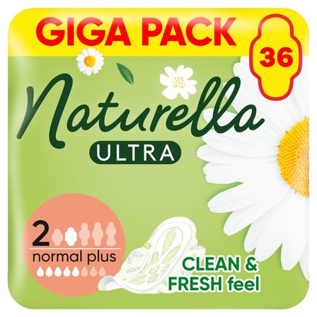 Naturella Ultra Normal Plus Rozmiar 2 Podpaski ze skrzydełkami × 36 (2)