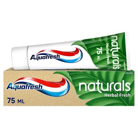 Aquafresh Naturals Herbal Fresh Pasta do zębów z fluorkiem 75 ml (4)