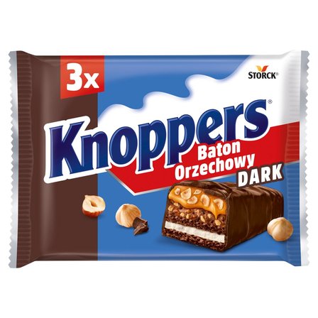 Knoppers Baton orzechowy Dark 120 g (3 x 40 g) (1)