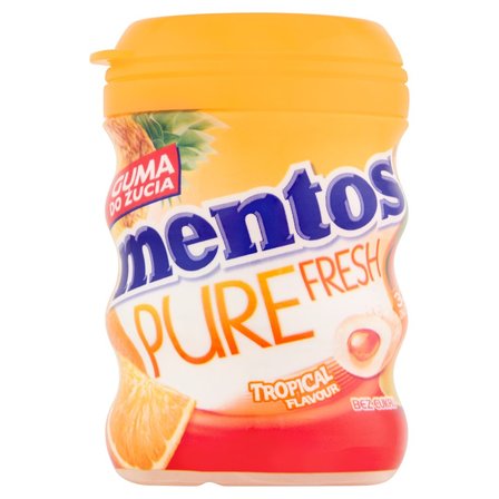 Mentos Pure Fresh Tropical Guma do żucia bez cukru 60 g (30 sztuk) (1)