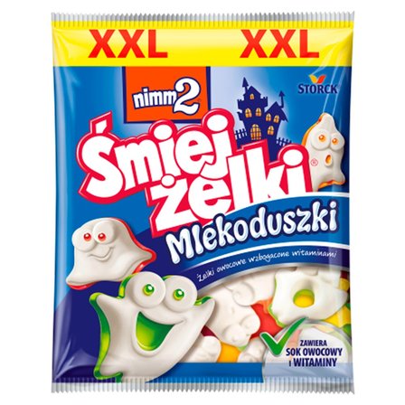 nimm2 Śmiejżelki Mlekoduszki Żelki owocowe wzbogacone witaminami 165 g (1)