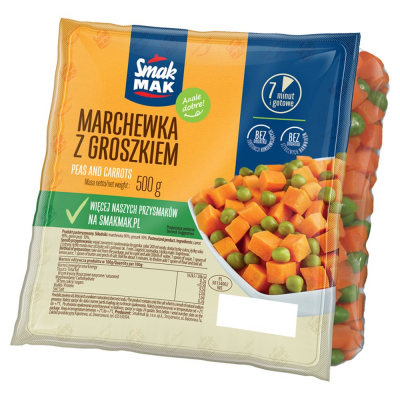 Smakmak Marchewka z groszkiem 500 g (1)