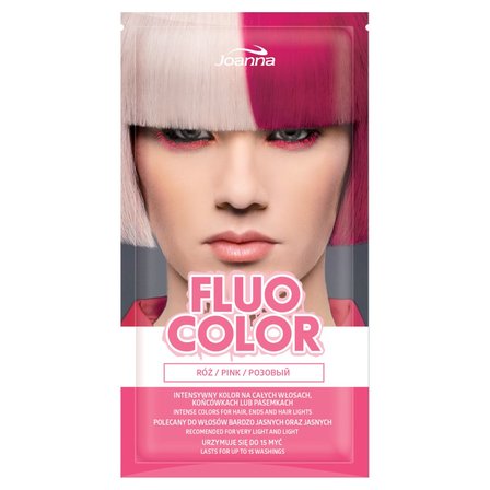 Joanna Fluo Color do włosów róż 35 g (1)