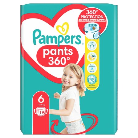 Pieluchomajtki Night Pampers Pants Rozmiar 6, 19 Pieluszki, 14kg-19kg, pants, Pampers (1)