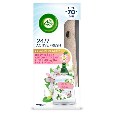 Air Wick Active Fresh Odświeżacz automatyczny z formułą na bazie wody i wkład białe kwiaty 228 ml (2)