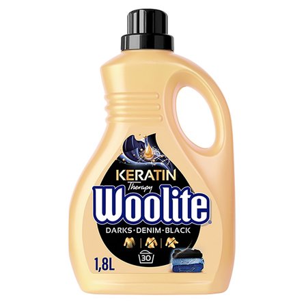 Woolite Keratin Therapy Płyn do prania czerń ciemne kolory jeans 1,8 l (30 prań) (2)