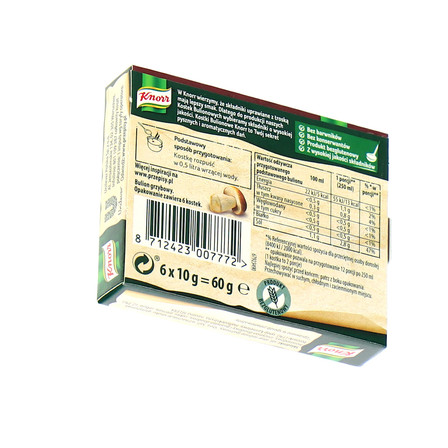 Knorr Bulion szlachetny grzybowy z borowikami 60 g (6 x 10 g) (8)