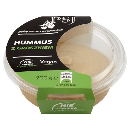 PSJ HUMMUS Z GROSZKIEM 200G (4)