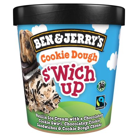 Ben & Jerry's Cookie Dough S'witch Up Lody 465 ml (1)