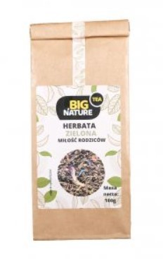 Big Nature Herbata Zielona Miłość Rodziców 100g (1)