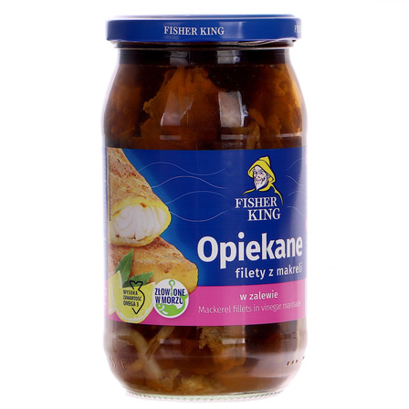 FISHER KING  opiekane filety z makreli w zalewie 800 g (11)