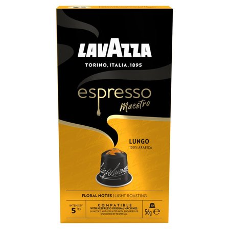 Lavazza Espresso Maestro Lungo Kawa palona mielona w kapsułkach 56 g (10 sztuk) (1)