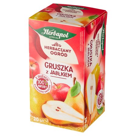 Herbapol Herbaciany Ogród Herbatka owocowo-ziołowa gruszka z jabłkiem 54 g (20 x 2,7 g) (2)