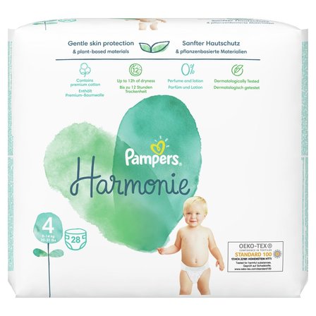 Pampers Harmonie Rozmiar 4, 28 pieluszki, 9kg-14kg (1)