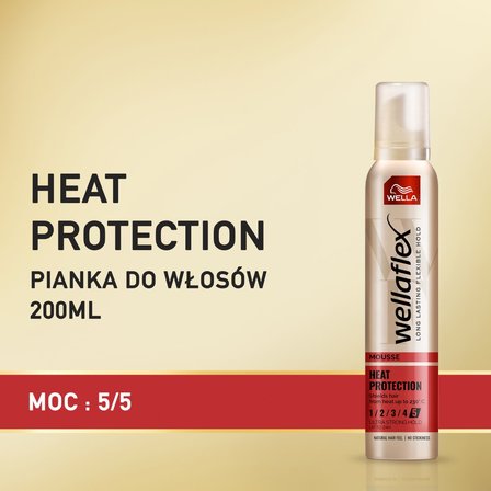 Wella Wellaflex Heat Protection Pianka do włosów 200 ml (2)