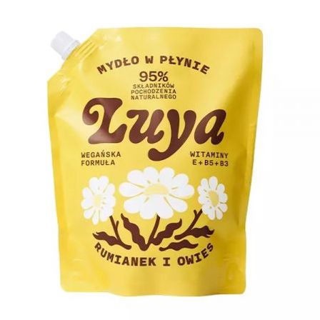 Luya Mydło do rąk w płynie Rumianek i Owies refill 800ml (1)