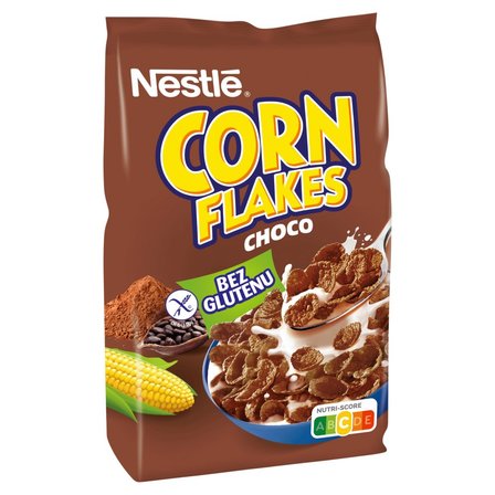 Nestlé Corn Flakes Choco Płatki śniadaniowe o smaku czekoladowym 250 g (1)