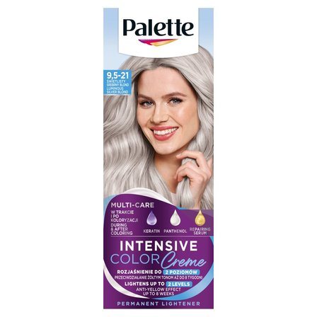 Palette Intensive Color Creme Farba do włosów świetlisty srebrny blond 9.5-21 (1)