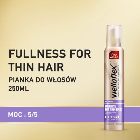 Wella Wellaflex Fullness for Thin Hair Pianka do włosów 200 ml (2)