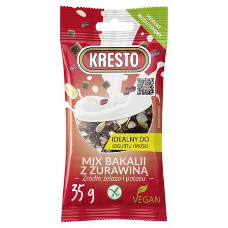 KRESTO Mix bakalii z żurawiną 35 g (1)