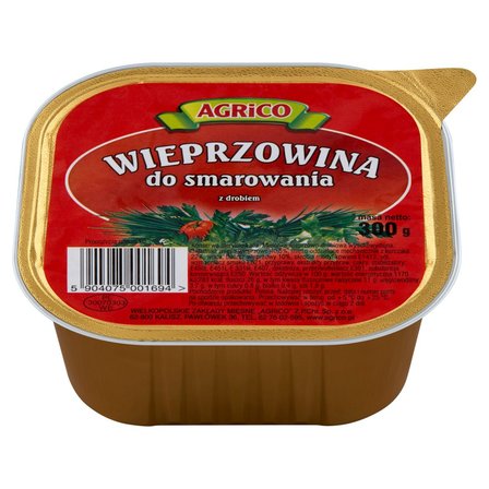 Agrico Wieprzowina do smarowania z drobiem 300 g (2)