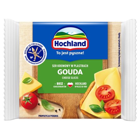 Hochland Ser kremowy w plastrach Gouda 130 g (1)