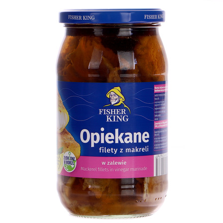 FISHER KING  opiekane filety z makreli w zalewie 800 g (1)