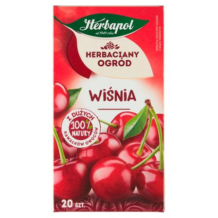 Herbapol Herbaciany Ogród Herbatka owocowo-ziołowa wiśnia 54 g (20 x 2,7 g) (1)