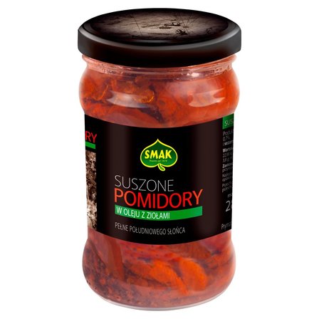 Smak Suszone pomidory w oleju z ziołami 280 g (1)