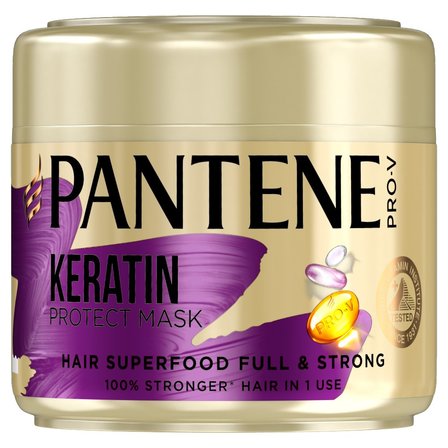 Pantene Pro-V Superfood Full&Strong Keratynowa maska do włosów, 300ml (1)