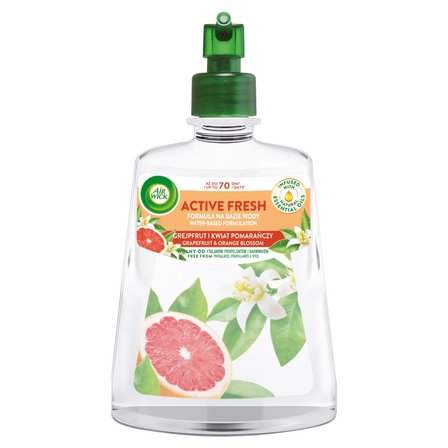 Air Wick Active Fresh Automatyczny odświeżacz powietrza wkład grejpfrut i kwiat pomarańczy 228 ml (1)