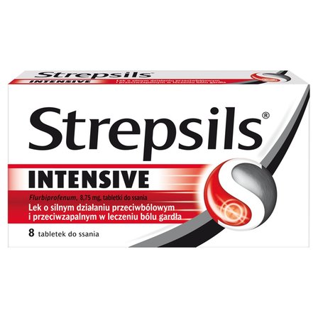 Strepsils Intensive Tabletki do ssania 8 sztuk (1)