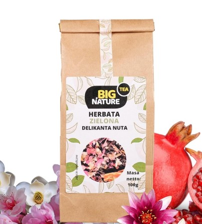 Big Nature Herbata zielona Delikatna Nuta 100 g (1)