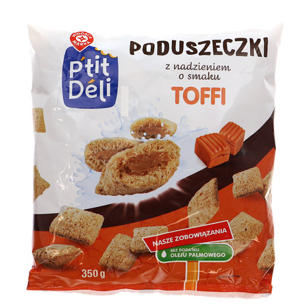 WM Poduszeczki z nadzieniem o smaku toffi 350 g (1)