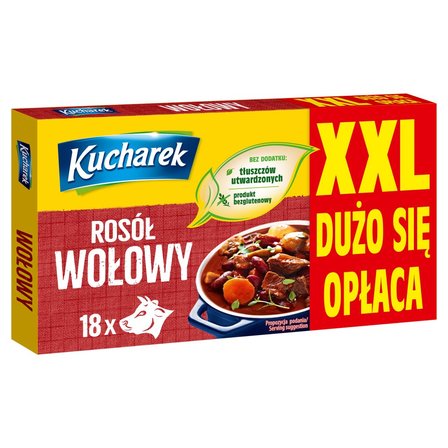 Kucharek Rosół wołowy 180 g (18 x 10 g) (1)