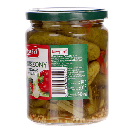 Mosso Korniszony imprezowe na słodko 510 g (3)