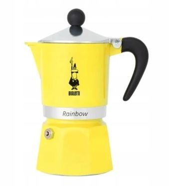 Bialetti Kawiarka Primavera Rainbow Żółta 130 ml (1)