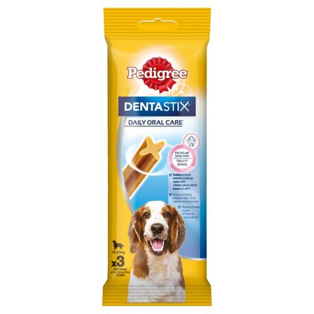 Pedigree DentaStix 10-25 kg Karma uzupełniająca dla psów 77 g (3 sztuki) (1)