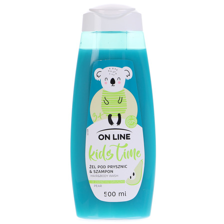 ON LINE KIDS TIME ŻEL /SZAMPON GRUSZKA 500ML (1)